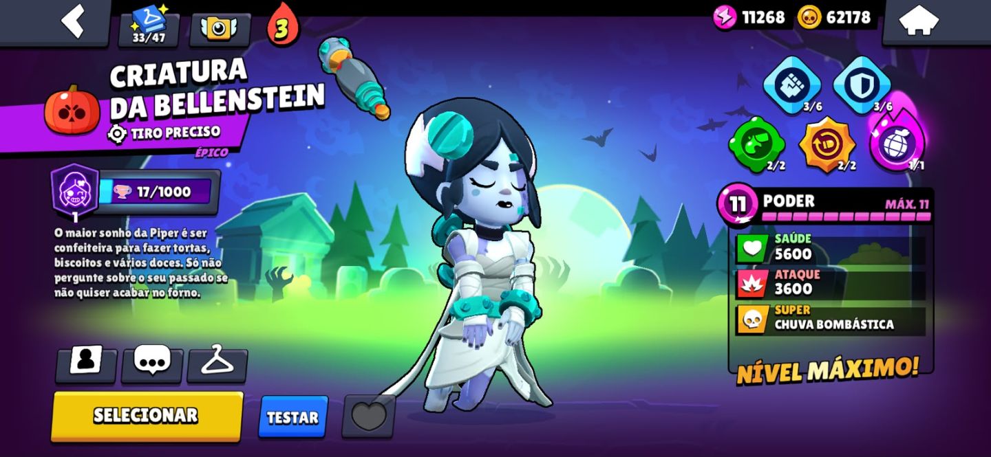 CONTA DE BRAWL STARS EXTREMAMENTE GEMADA