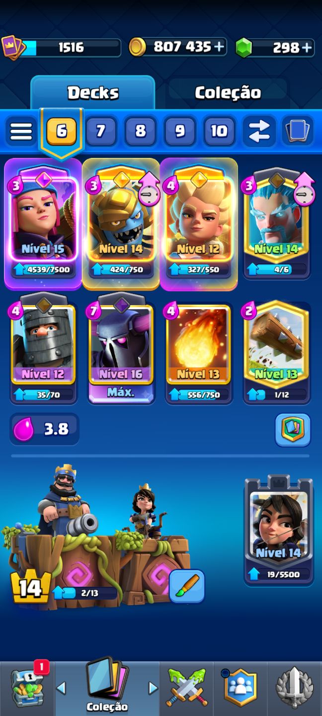 Conta de clash Royale com 9mil troféus, conta do brawl Star 18mil troféu