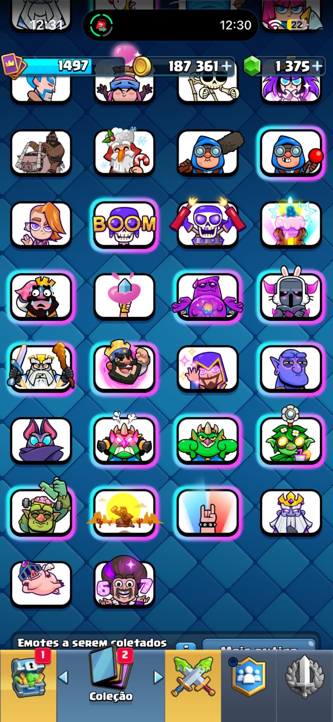 CONTA CLASH ROYALE MUITO BOA