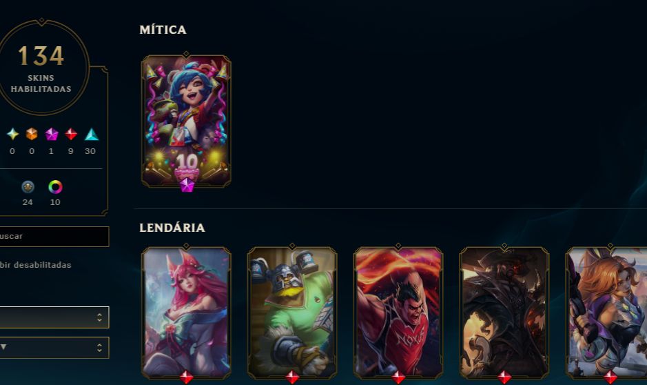 LEAGUE OF LEGENDS 134 SKINS FULL CHAMP UNRANKED NIVEL 202