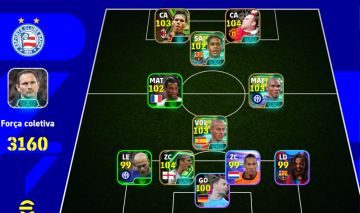 Conta efootball braba e com bons jogadores