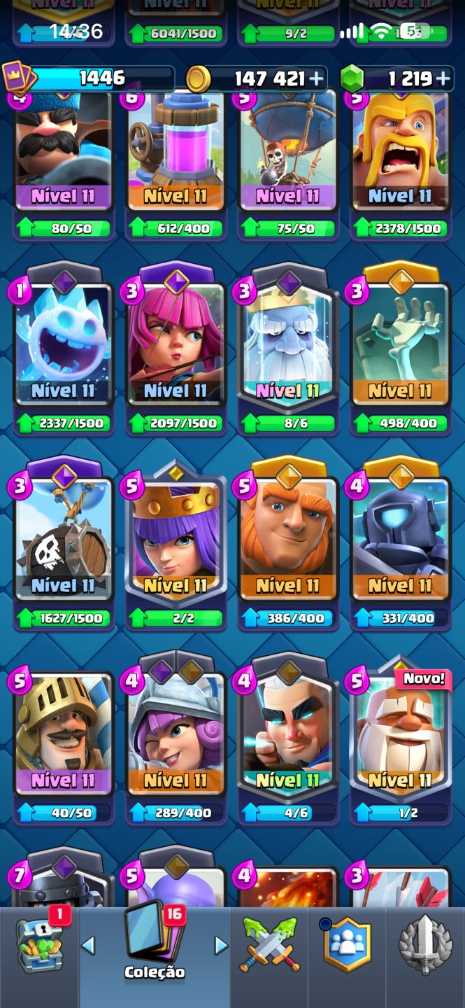 Promova Conta Clash Royale 9000 Troféus