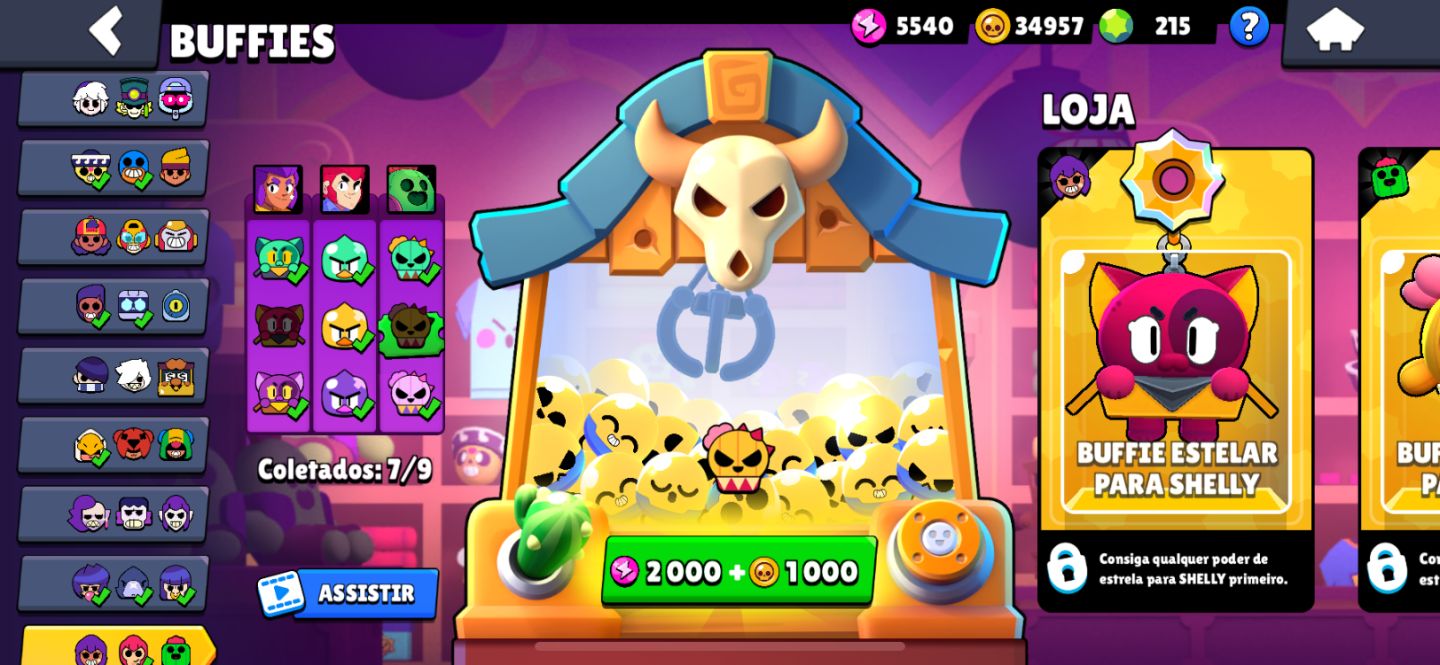 CONTA RARA E FORTE NO BRAWL STARS! | PASSES + MUITOS RECURSOS
