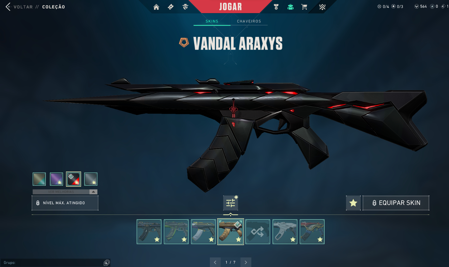 CONTA VALORANT F.A - MMR IMORTAL + FULL SKINS