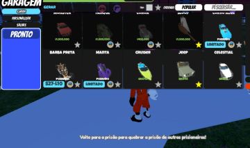 Items limitados de jailbreak