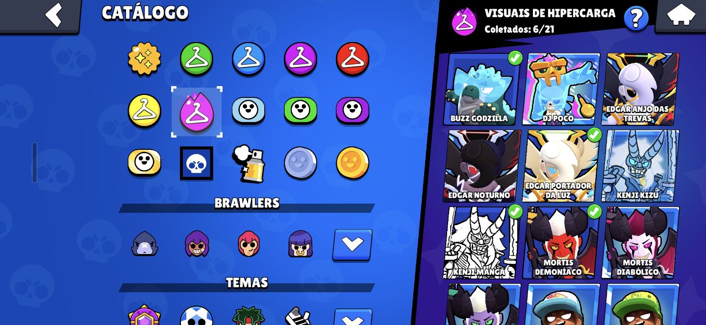 CONTA BRAWS STARS MAIS DE R$2000 GASTOS + DE 250 SKINS + 44K TROFÉUS
