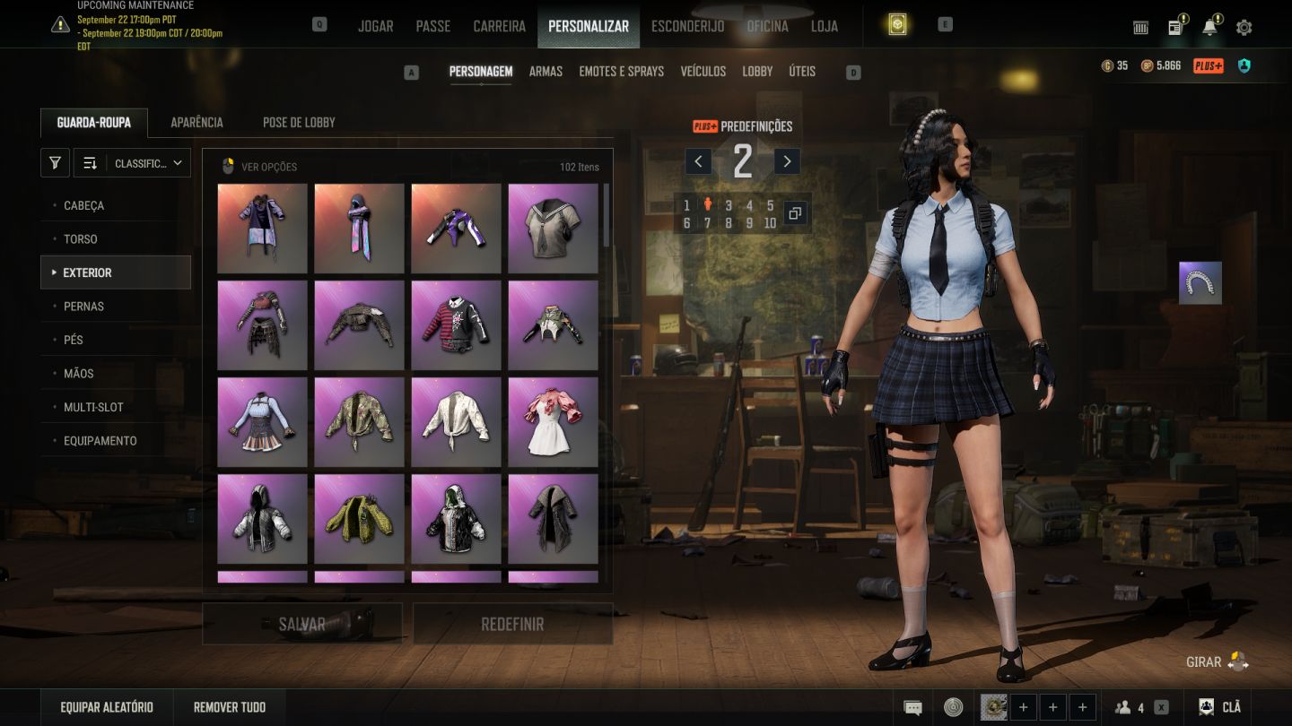 CONTA PUBG STEAM PROGRESSIVAS + 3 PERSONAGENS