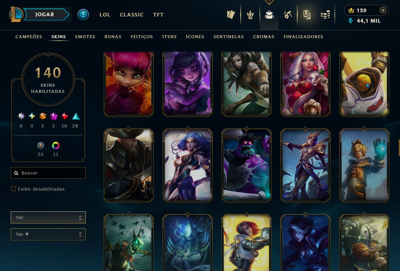 CONTA UNRANKED 2011 - 140 SKIN - FULL CHAMP + PREÇO BAIXISSIMO! - 100% SEGURA!