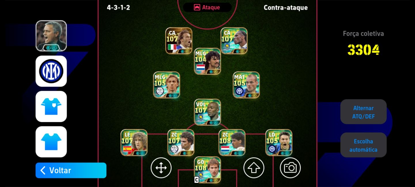 Conta efutebol com 6 box recentes