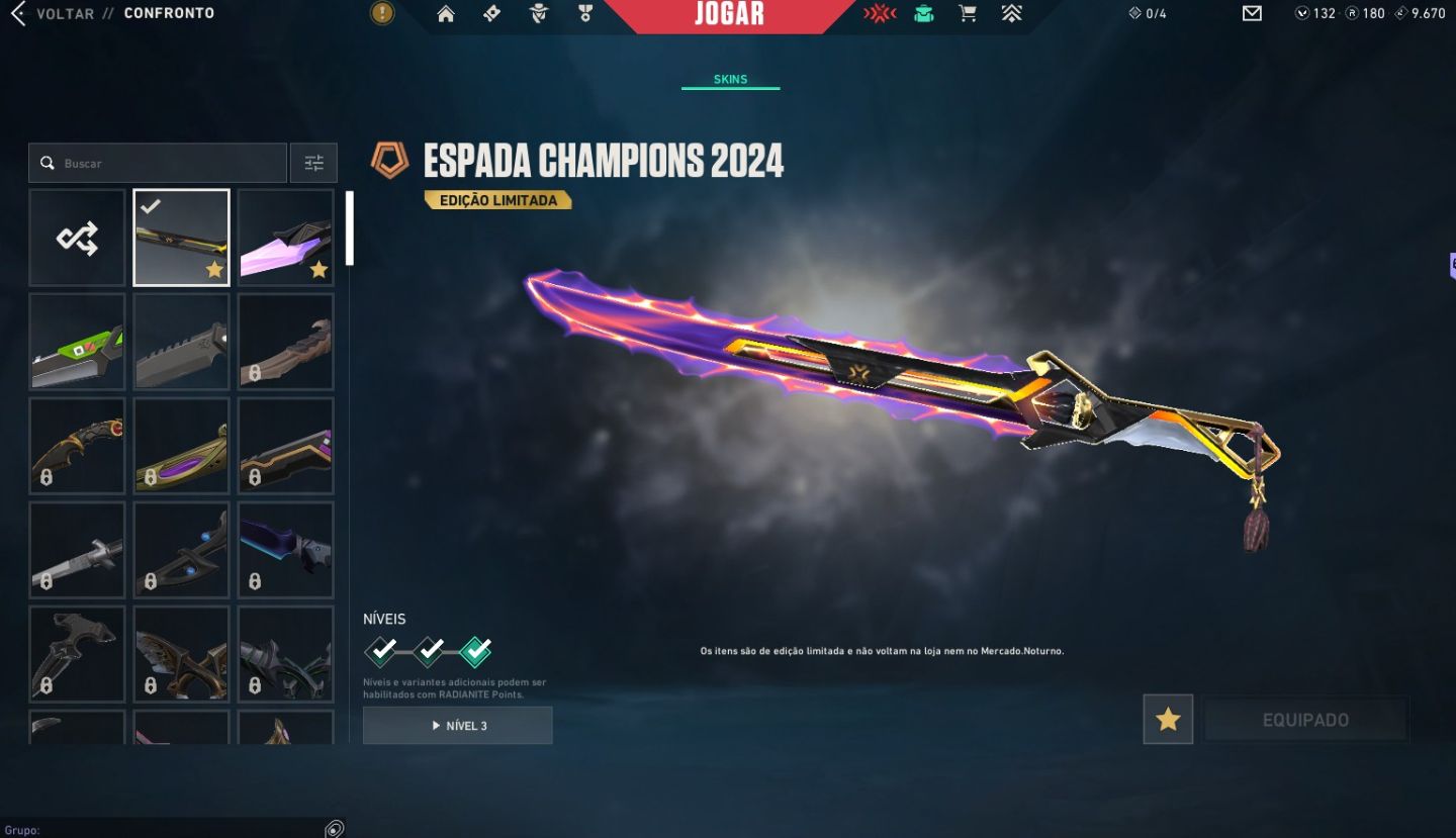 Conta LIMITADA - com 3 champions