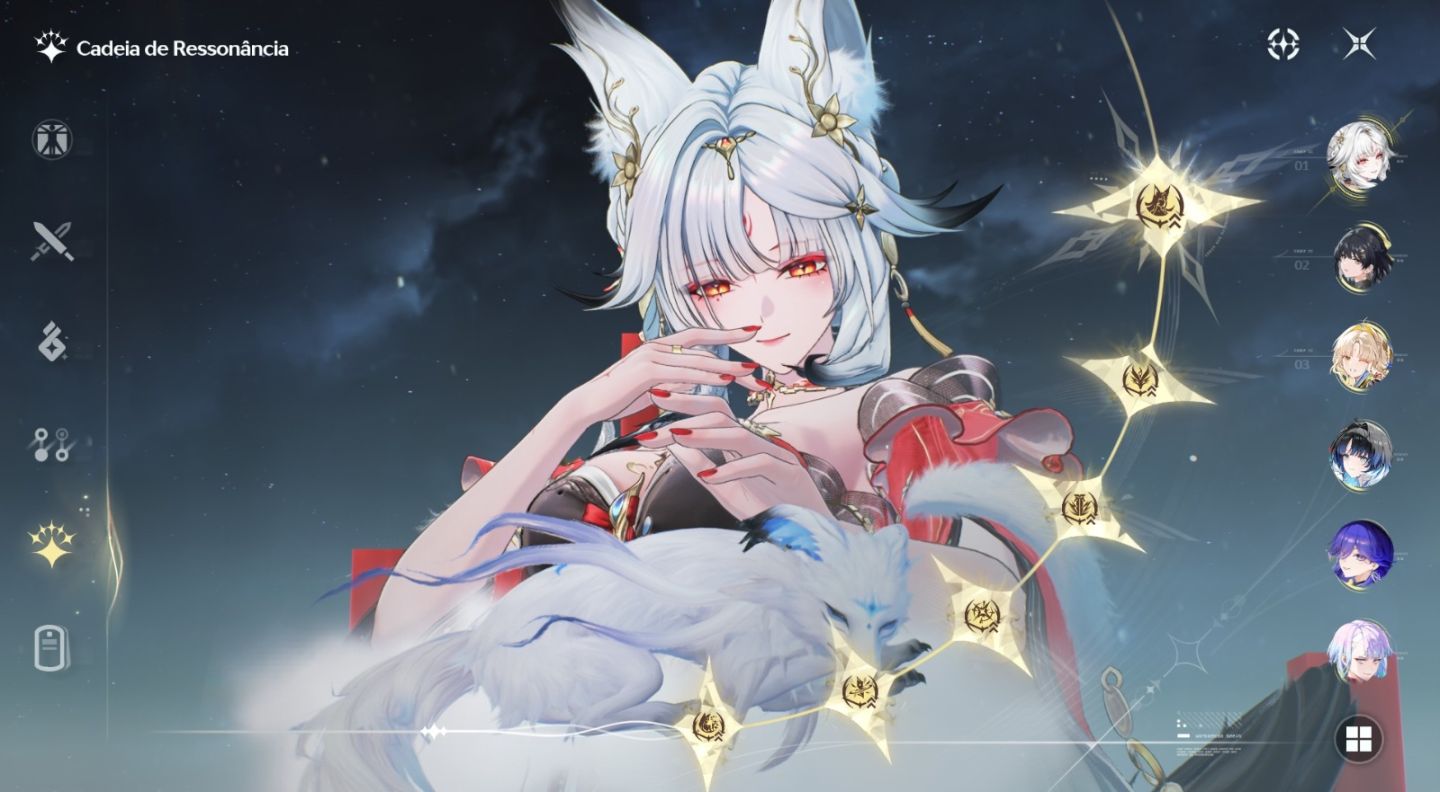Conta Endgame Day 1 WuWa - Hsin S6 + Cartethyia S6, várias cópias