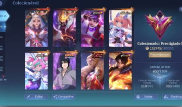 Conta mobile legends colecionador prestigiando 1
