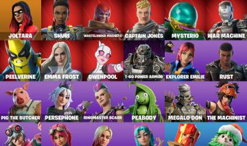 CONTA FORTNITE | +40 SKINS | 6 MARVEL | MAGNETO + WAR MACHINE + SHURI + Heroína