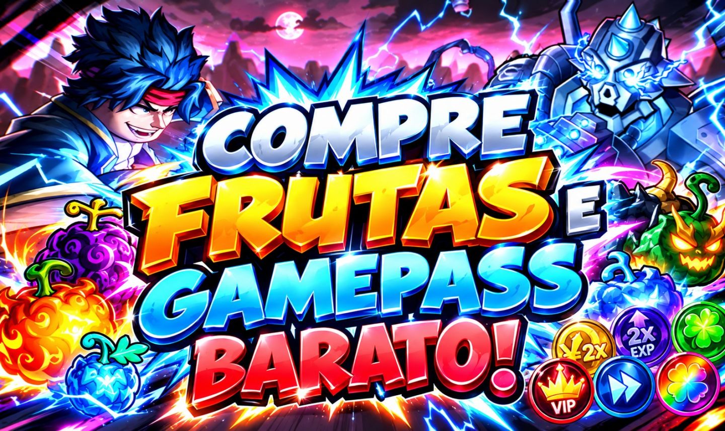 Blox Fruits (Gamepass + Fruits Perma!) / Compre Mais Barato!