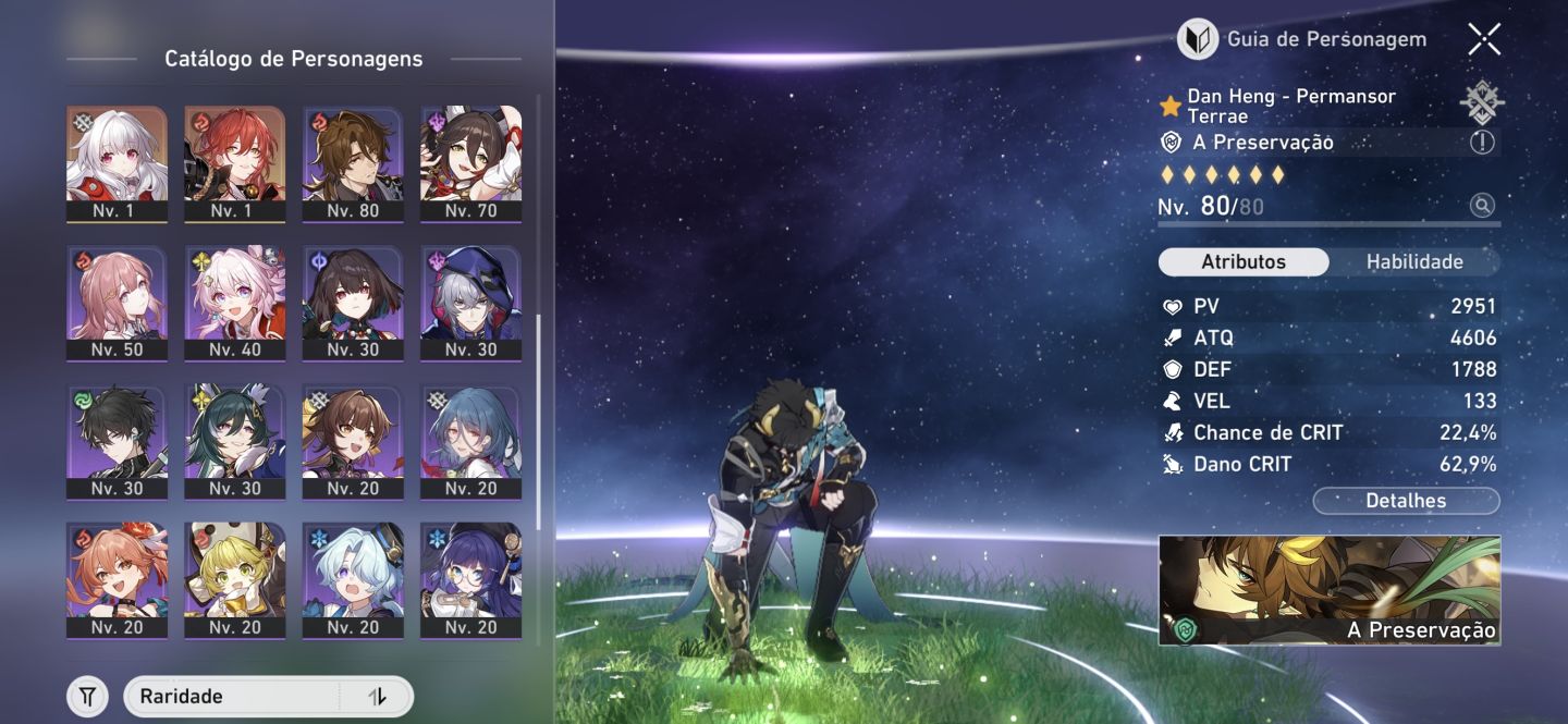 Conta end game honkai
