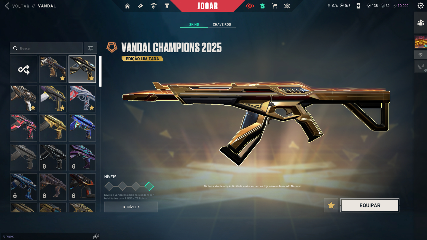 CHAMPIONS 2022/2025 VARIAS SKINS - CONTA SEGURA - DADOS DE REC ACEITO PROPOSTAS