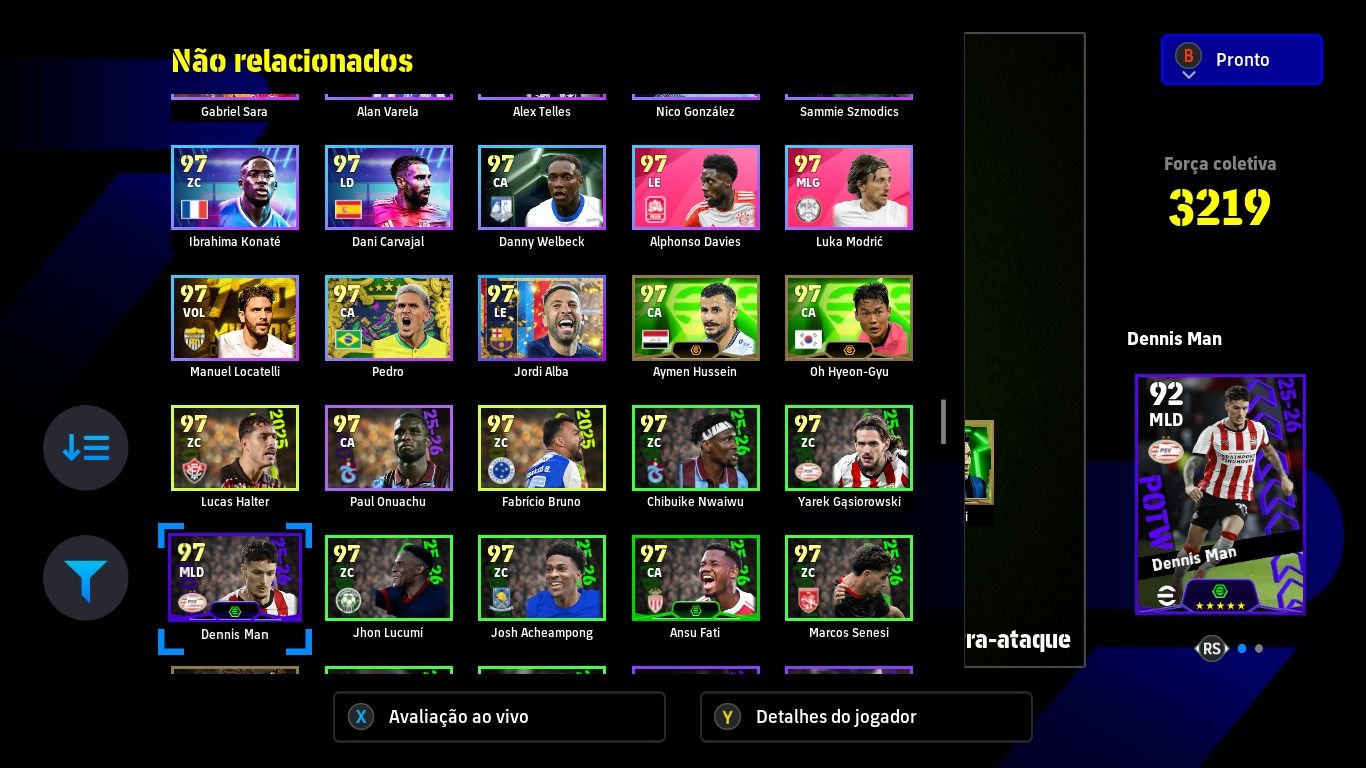 Conta eFootball steam