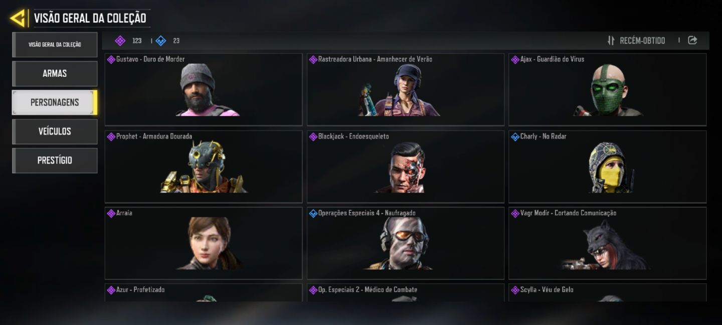 Conta call of duty com 3 skin mítica e 12 lendária