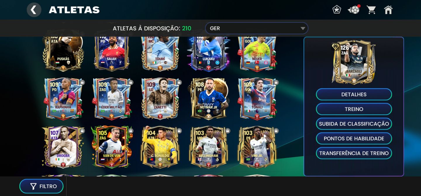 Vendendo conta top de fc mobile/antiga