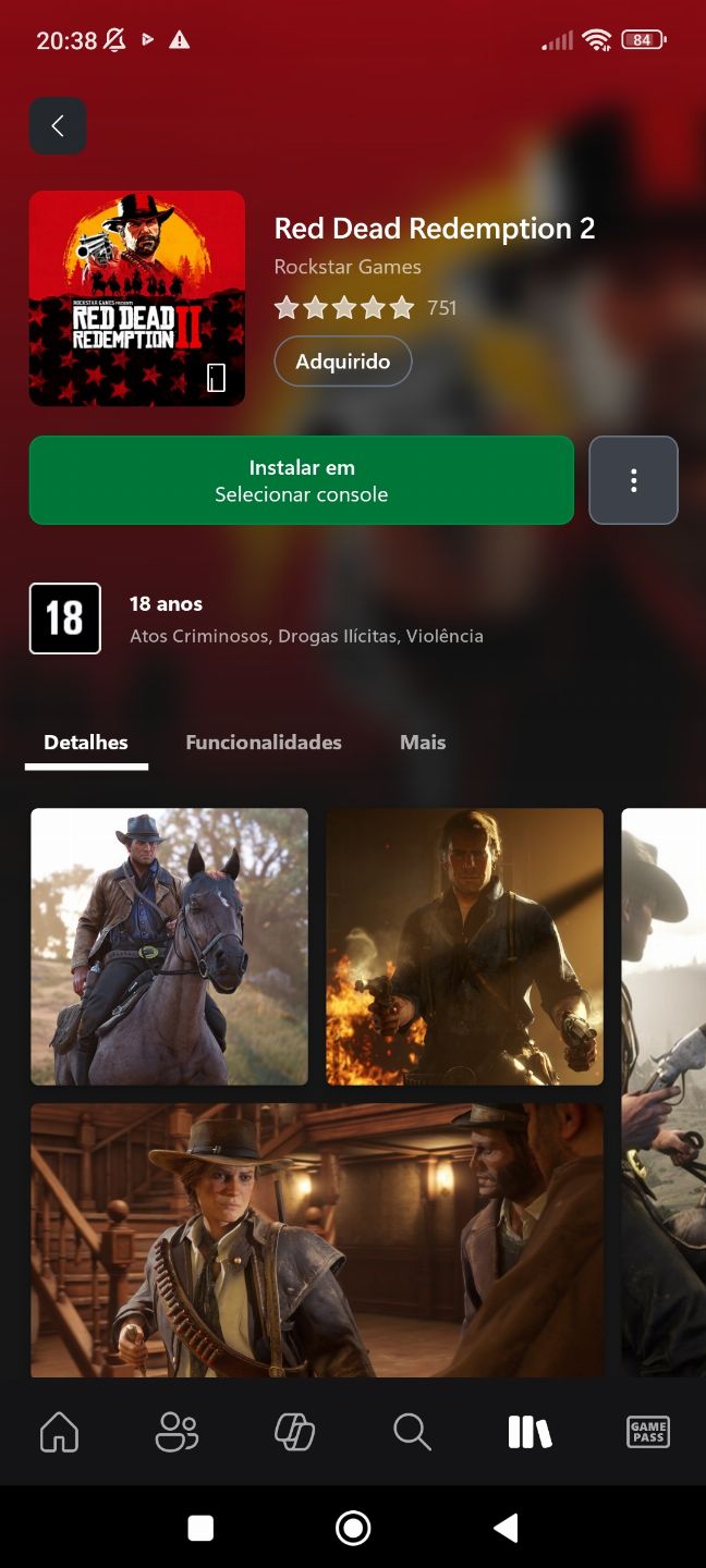 Conta xbox recheada de jogos