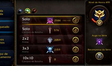 Conta completa, antiga e criador da conta. world of warcraft