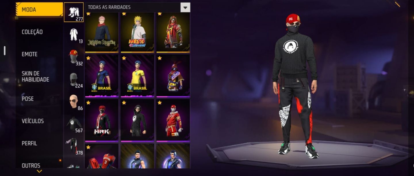 PROMOÇÃO MELHOR QUE BLACK FRIDAY! Conta de Free Fire com itens muito valiosos!!
