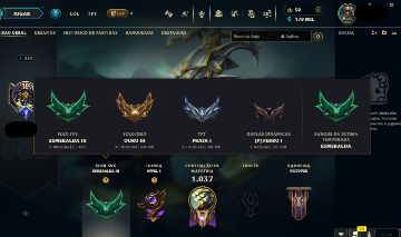 LVL 869 205 SKINS TODOS OS YI 2M+ MAESTRIA ESMERALDA
