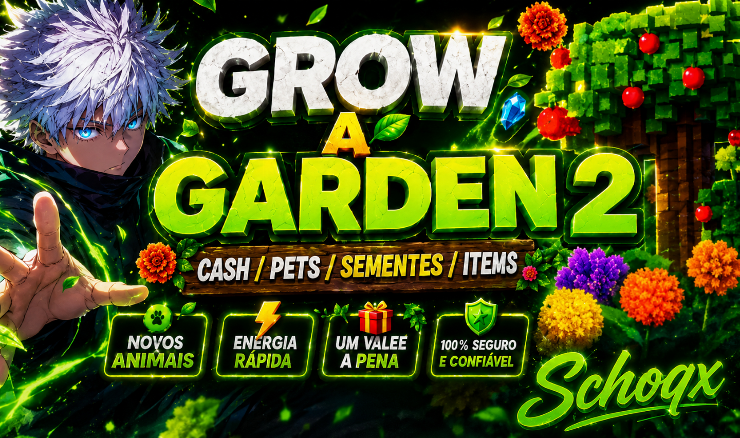 GROW A GARDEN 2/CULTIVE UM JARDIM 2 -TUDO MINHA CONTA