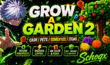 GROW A GARDEN 2 ROBLOX - CRESÇA UM JARDIM 2 -PETS/SEMENTES/ITENS/GAMEPASS PASSES
