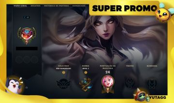 [SMURF LENDÁRIA] CONTA UNRANKED - IG IRELIA - RANKED LIBERADA E 100% SEGURA!