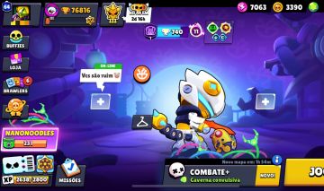 CONTA BRAWL STARS 76.800 TROFÉUS | MUITAS SKINS | PRO PASS | BRAWL PASS PLUS