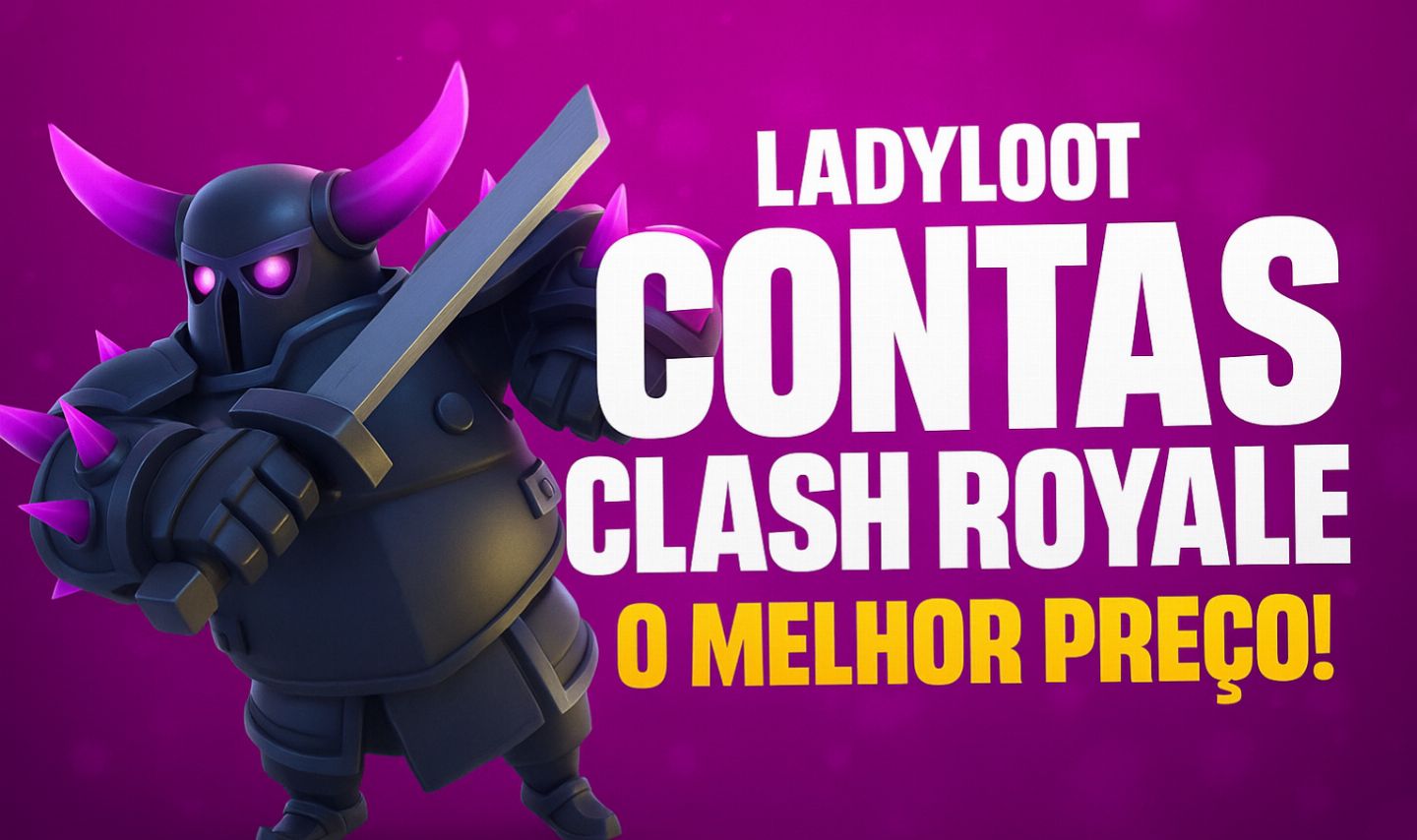(88% DE DESCONTO) CONTAS CLASH ROYALE MENOR PREÇO (100% SUA)