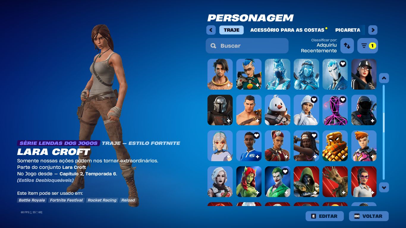 Conta FORTNITE a venda season 5, Skins antigas e Picaretas.