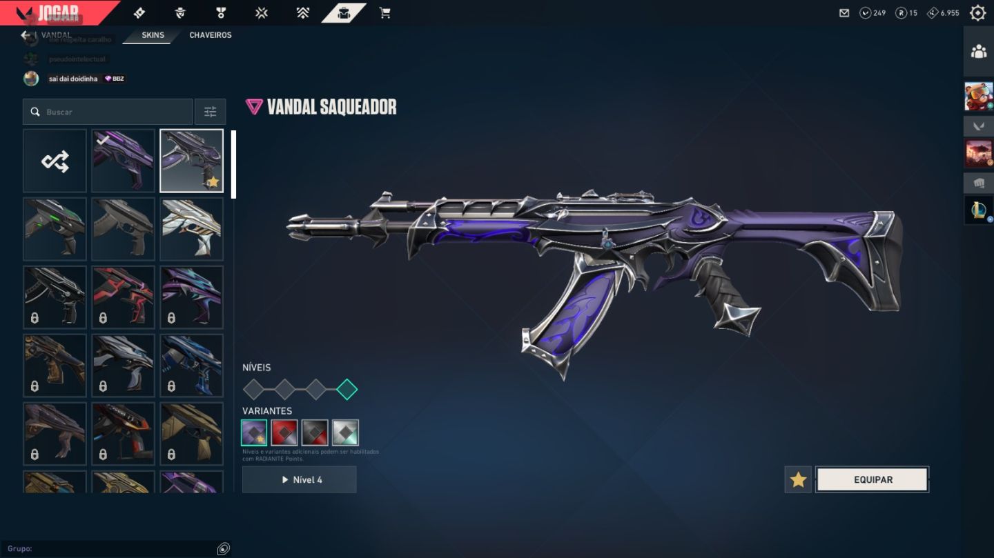 CONTA VALORANT | NÍVEL 70 | OURO 3 | SKINS EXCLUSIVAS!