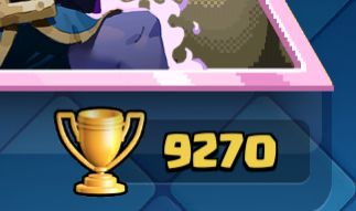 CONTA CLASH ROYALE 9K DE TROFÉUS COM MINI PEKKA NÍVEL 16