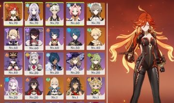 Conta Genshin com mavuika C1 R1 + citlali C0 R1 + SANDRONE c0 r1