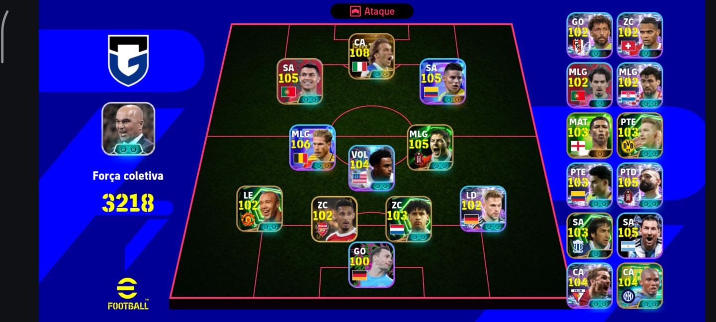 CONTA COM MELHOR BLITZ DO EFOOTBALL
