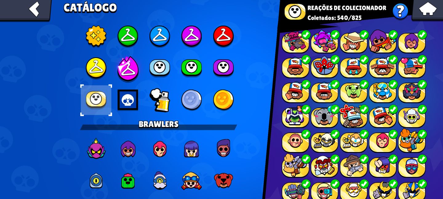 Conta brawl stars super rara, Full Gold,skins e Brawlers upados