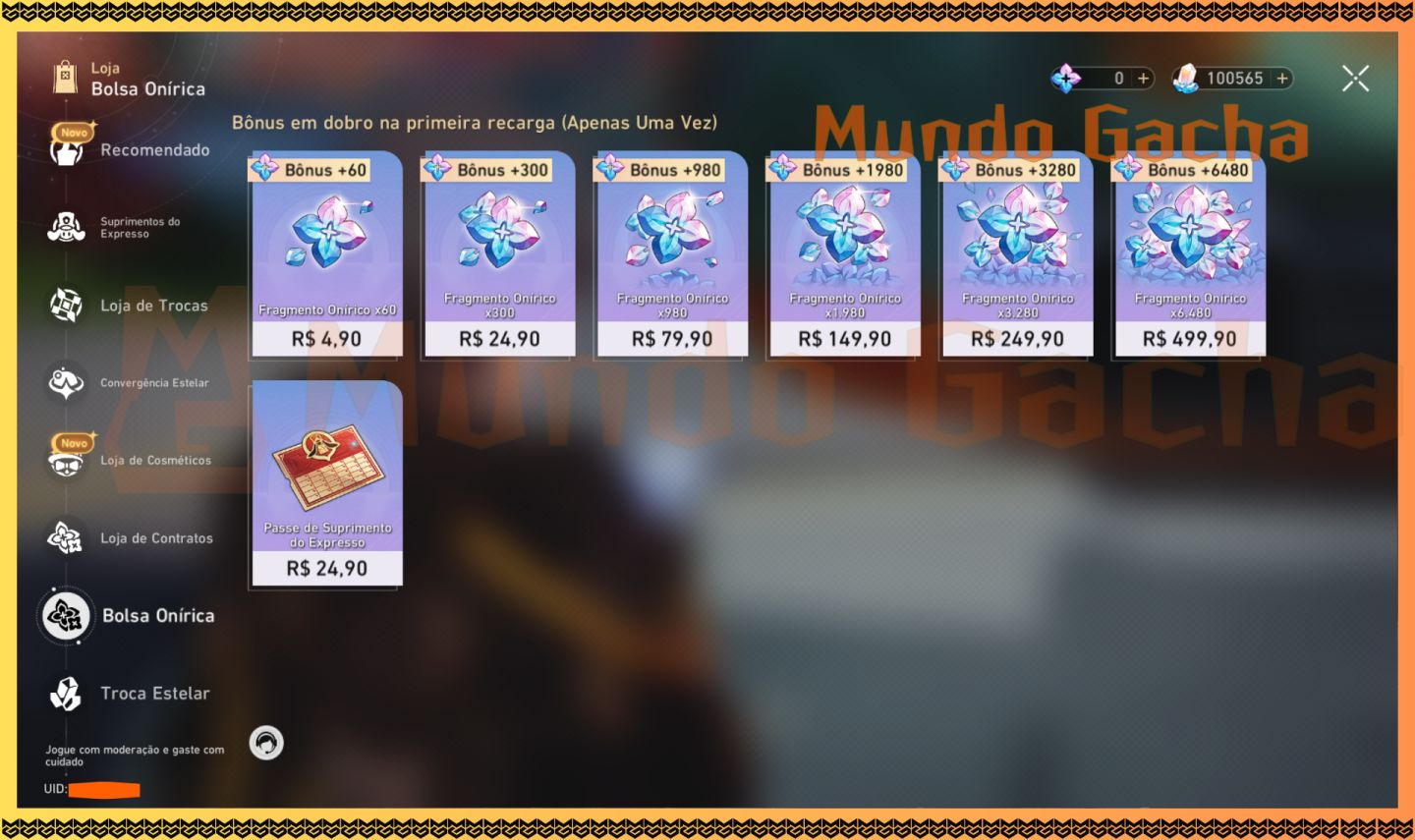 [ HONKAI STAR RAIL ] Contas reroll com Jade Estelar + tiros +++