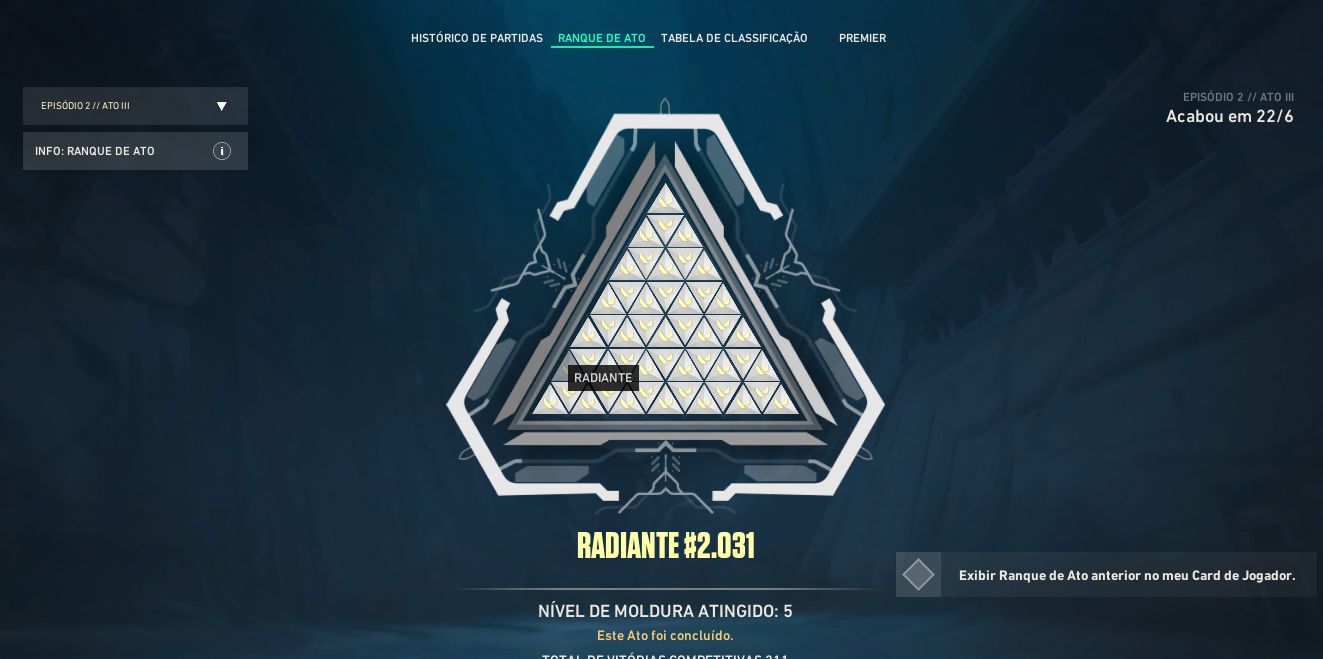 Conta de valorant RADIANTE DESDE O PRIMEIRO EPISODIO, 8K DE SKINS GASTOS
