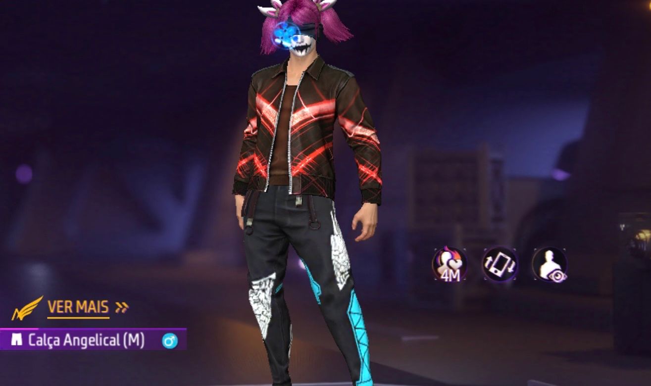 CONTA FREE FIRE ANGELICAL E MESTRE ANTIGO