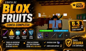 BLOX FRUITS E CONTA ROBLOX EM GERAL MUITO BOA