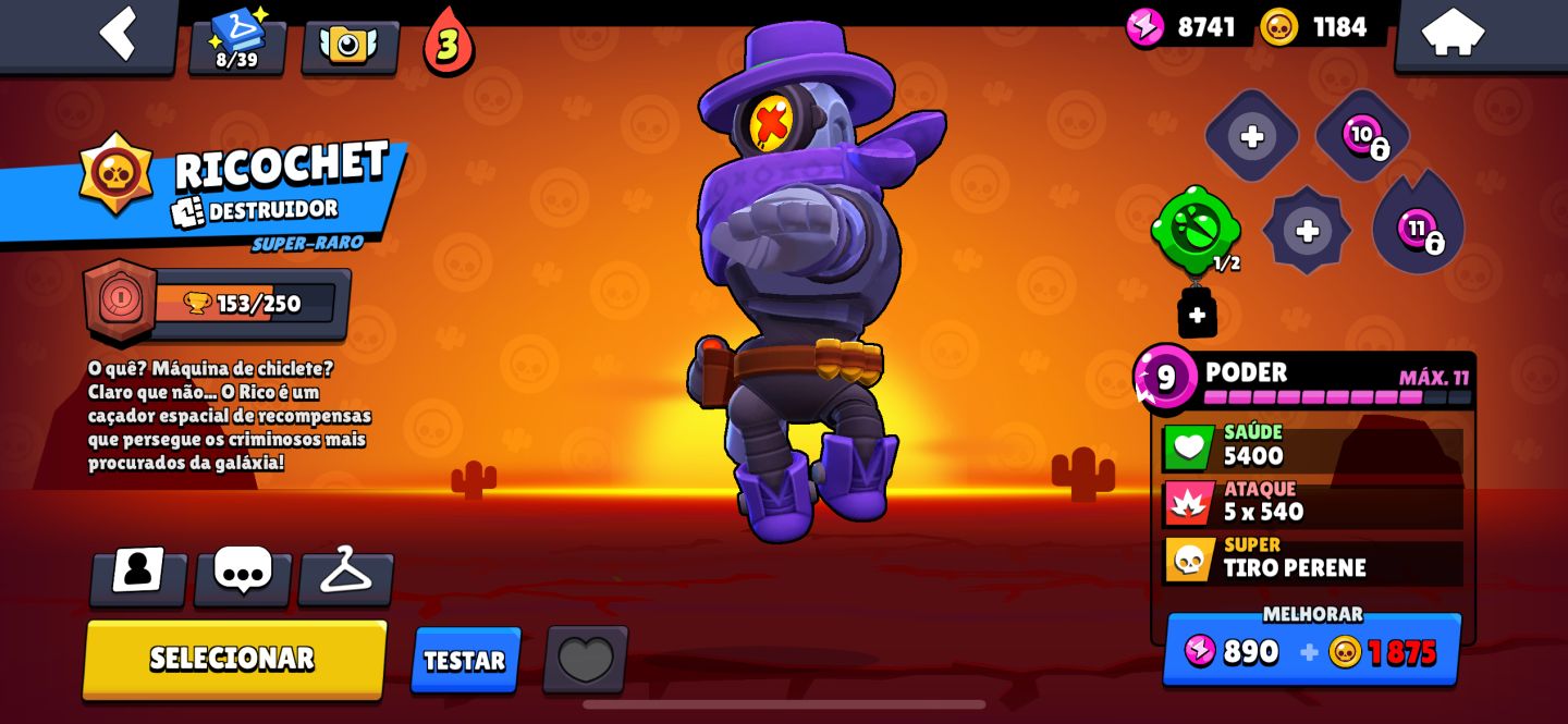 Conta de Brawl(shelly estelar)!