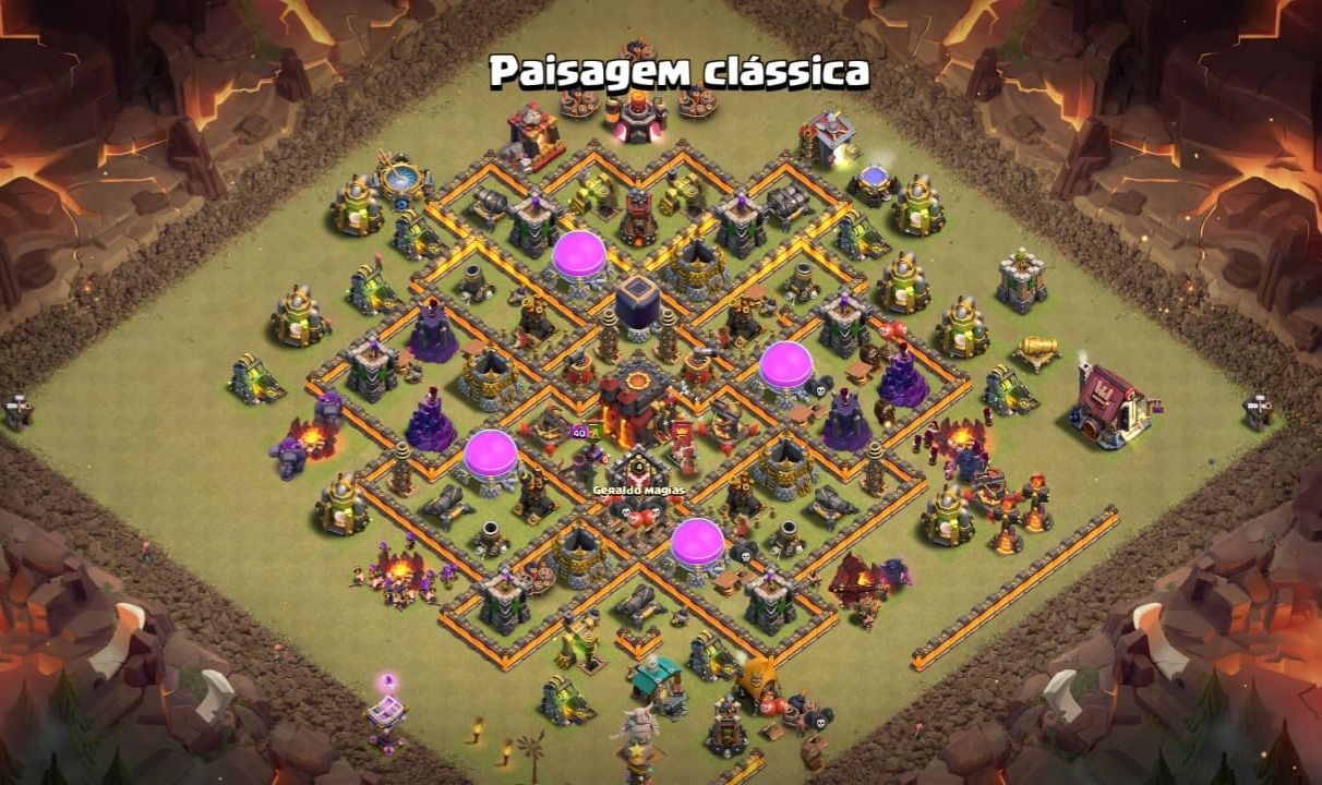 Conta clash of clans | CV10 quase full / Heróis (40/40)