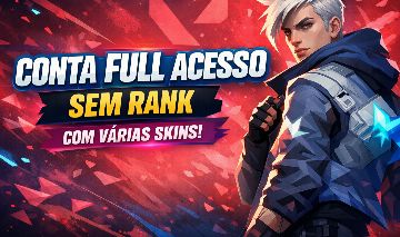 CONTA VALORANT SMURF COM SKIN MAIS DE 700R$ GASTOS !!!