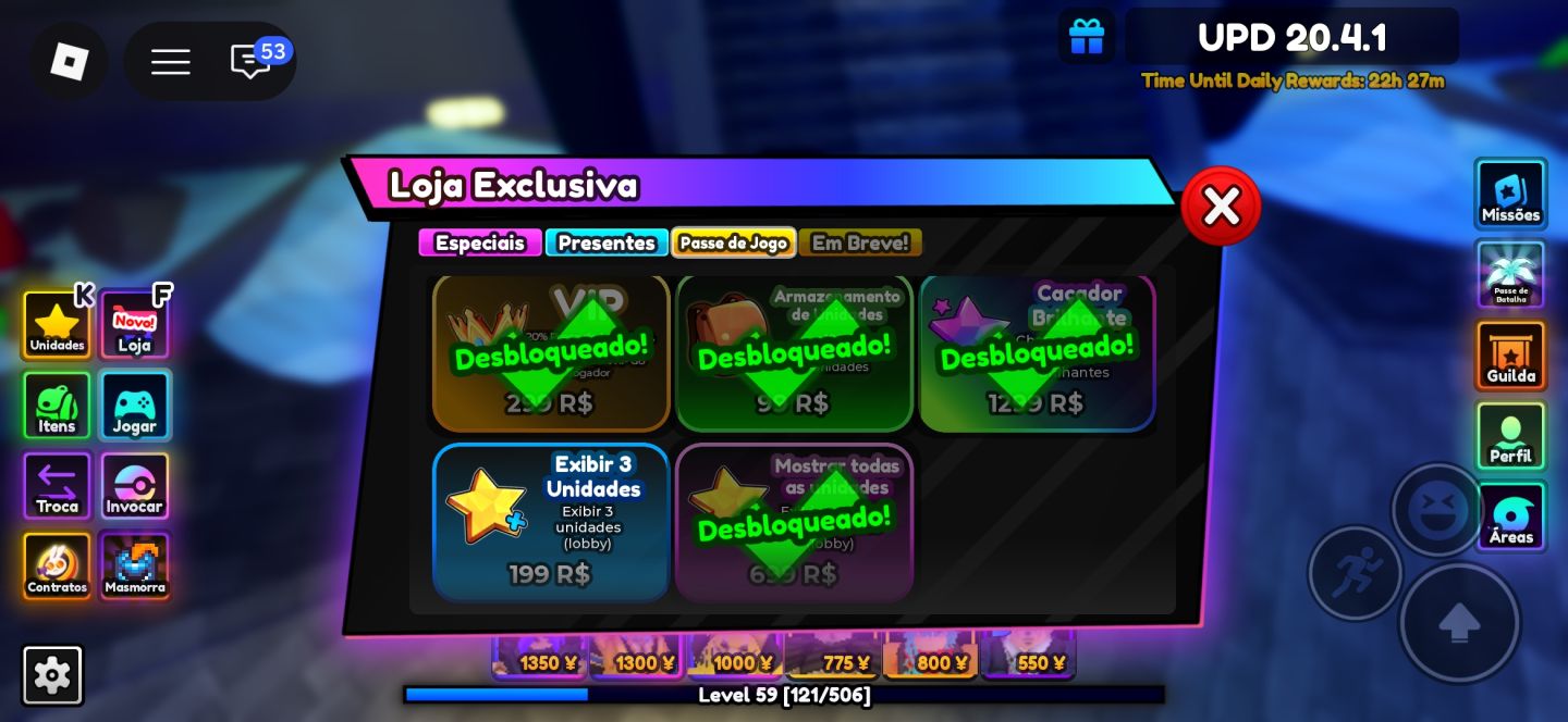 Conta anime adventures com aizen unique full SSS e fused hero double unique