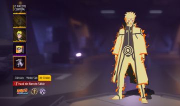 CONTA BOT + CONJUNTO DO NARUTO