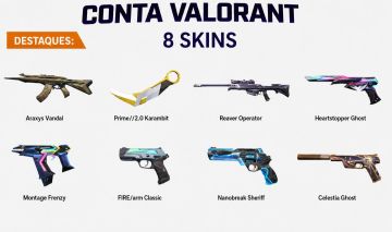 Conta valoranta com vandal aryax e karambit