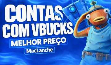 [MELHOR PREÇO] CONTAS FORTNITE COM VBUCKS - PROMOÇÃO!!!