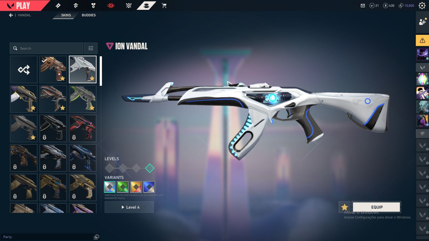 Valorant Br | Vandal + Karambit | Radiant | Phantom | 9 Skins